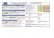Guadalajara - Calendario escolar 2021/2022